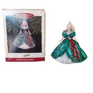 Vintage 1995  Hallmark Holiday Barbie Ornament
